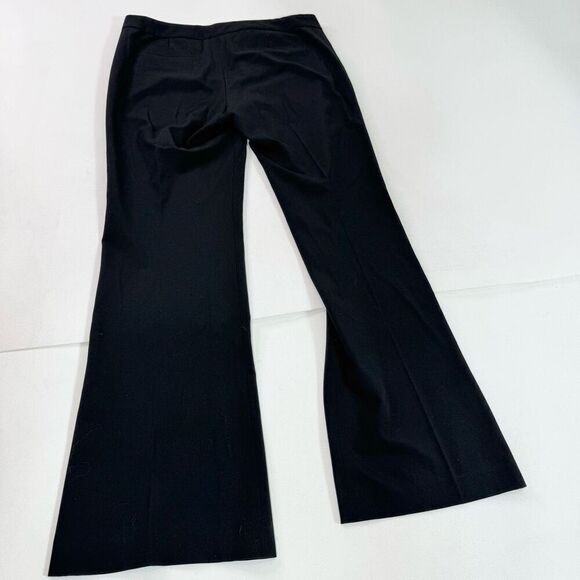 Tahari Dress pants Women 12 Black Straight Boot Cut New Career Formal New - Picture 12 of 12